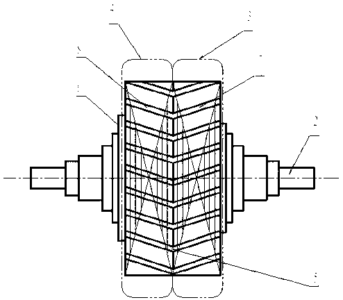 Skewed rotor core and manufacturing method thereof and motor comprising skewed rotor core