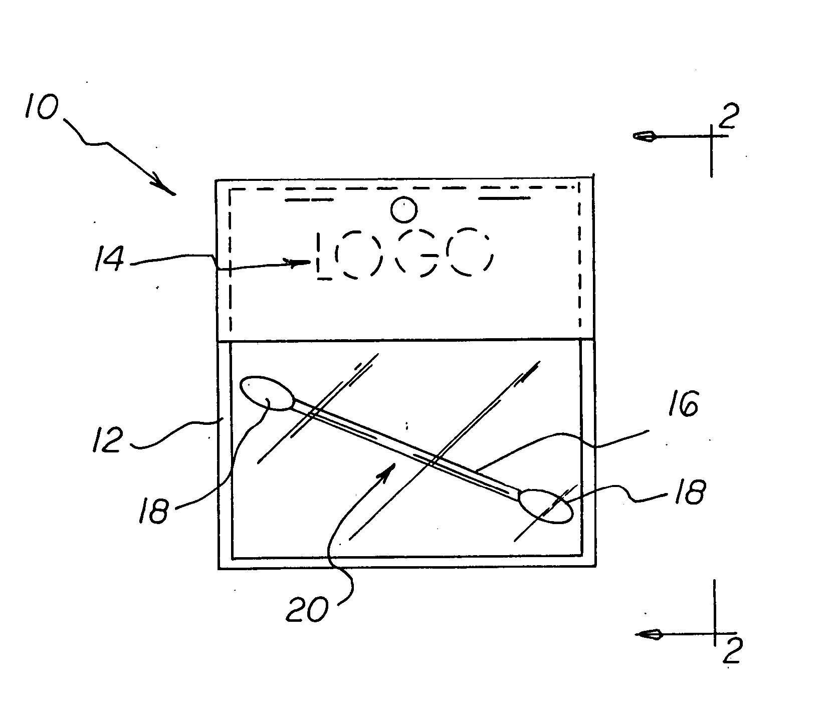 Pre-moistened swab apparatus