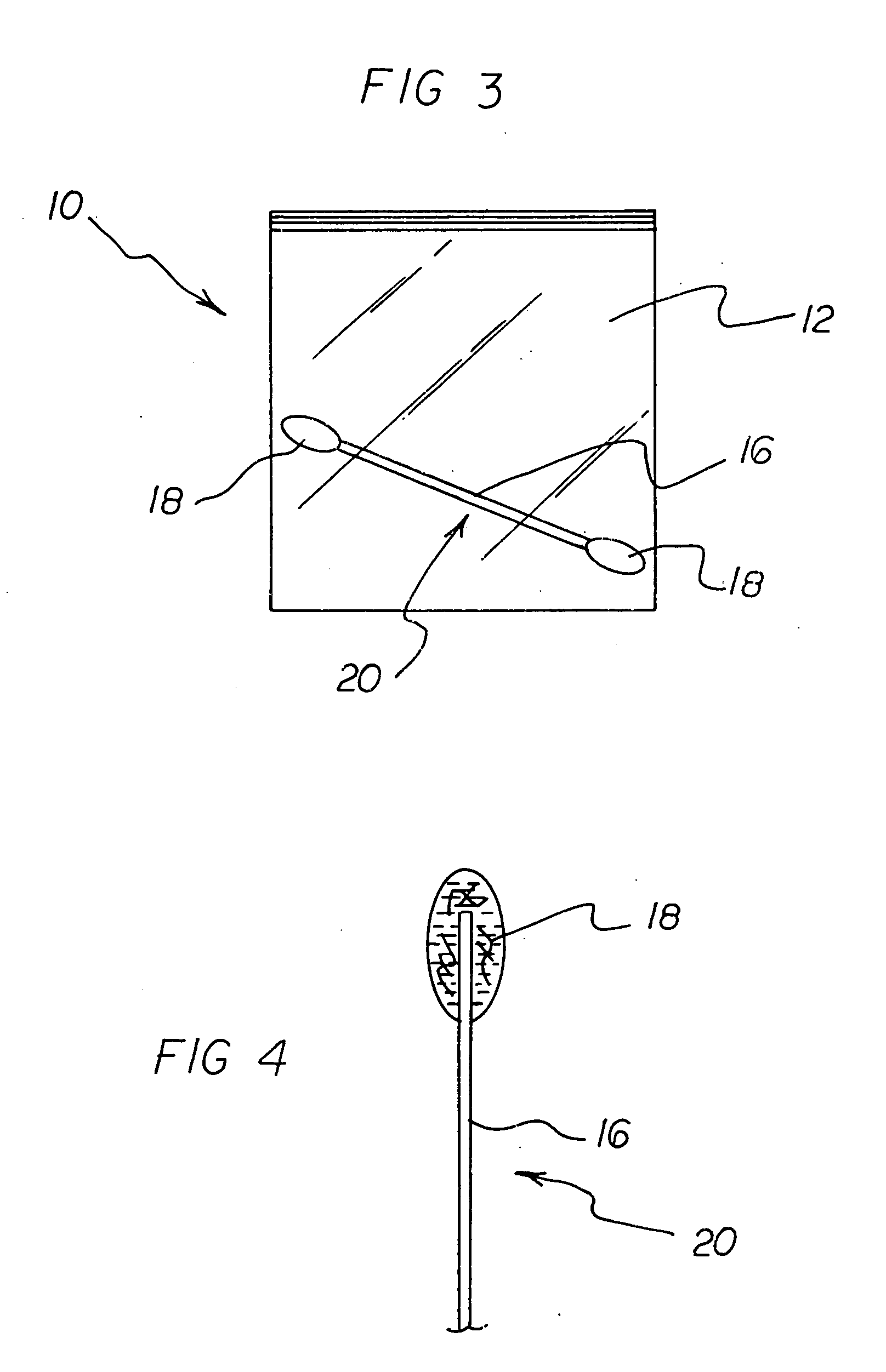 Pre-moistened swab apparatus