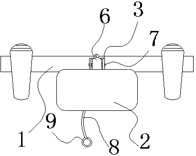 Pressing type book holder