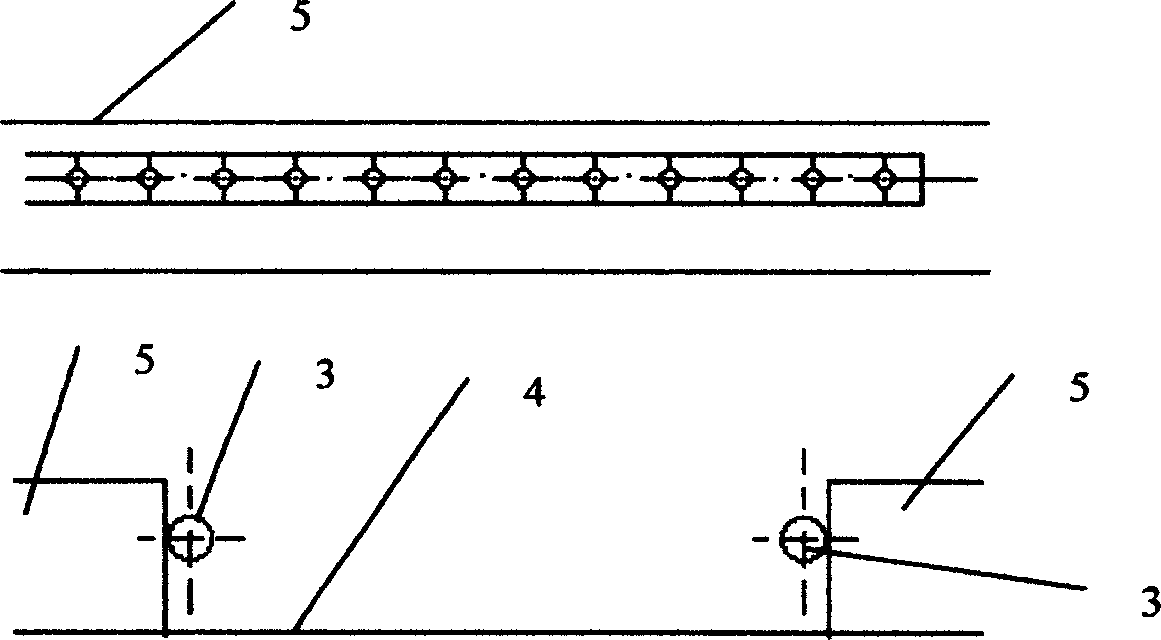 Perforated pipe system for cleaning pavement dust on urban road