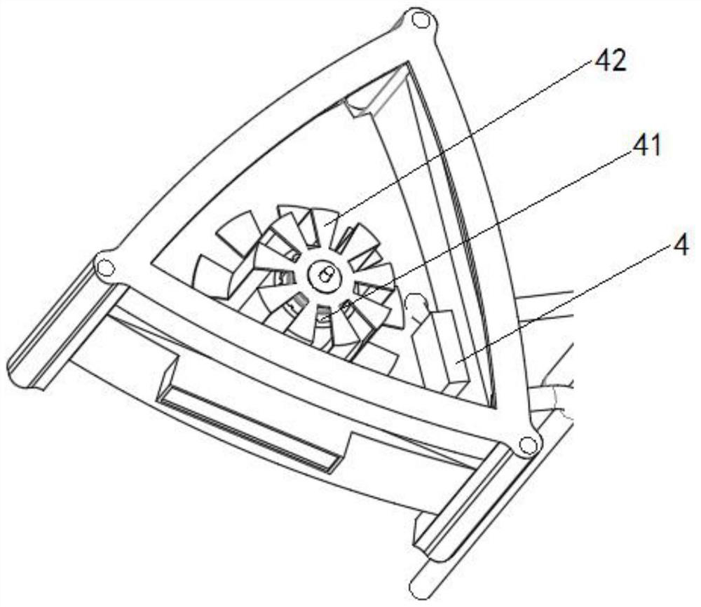 A pond fish feeding device