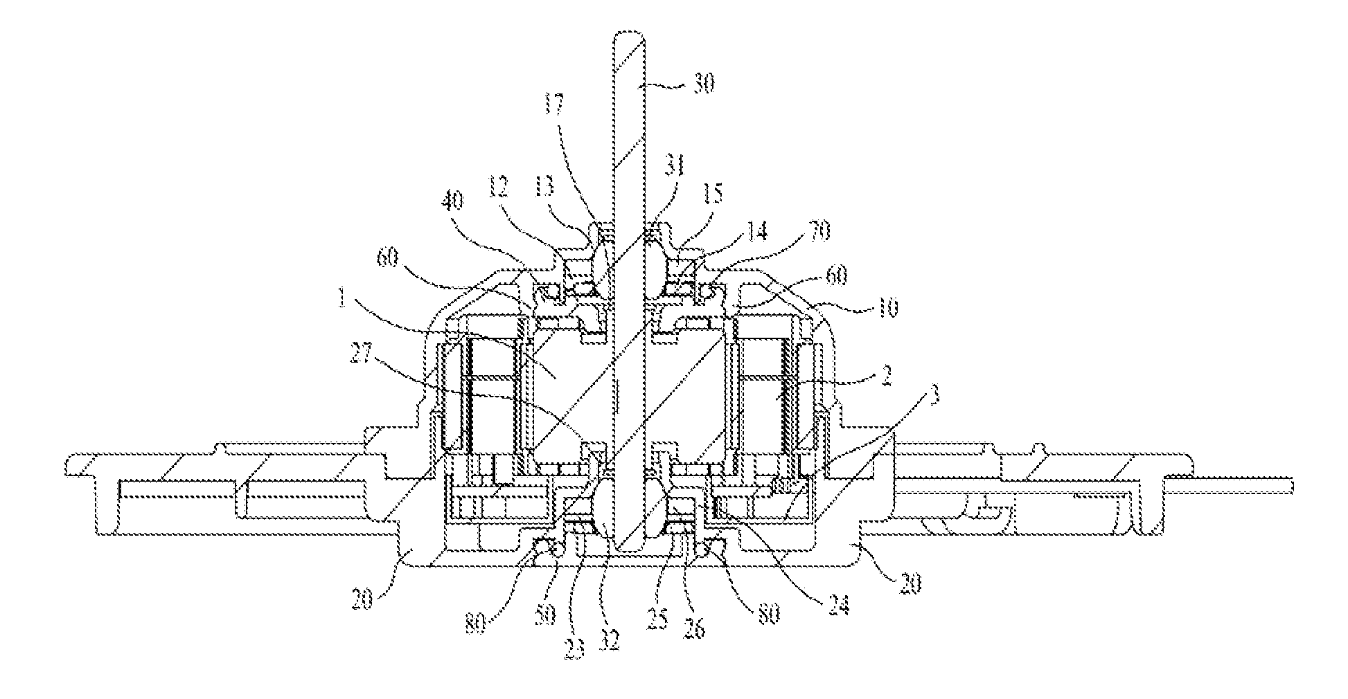 Bearing seal for fan motor