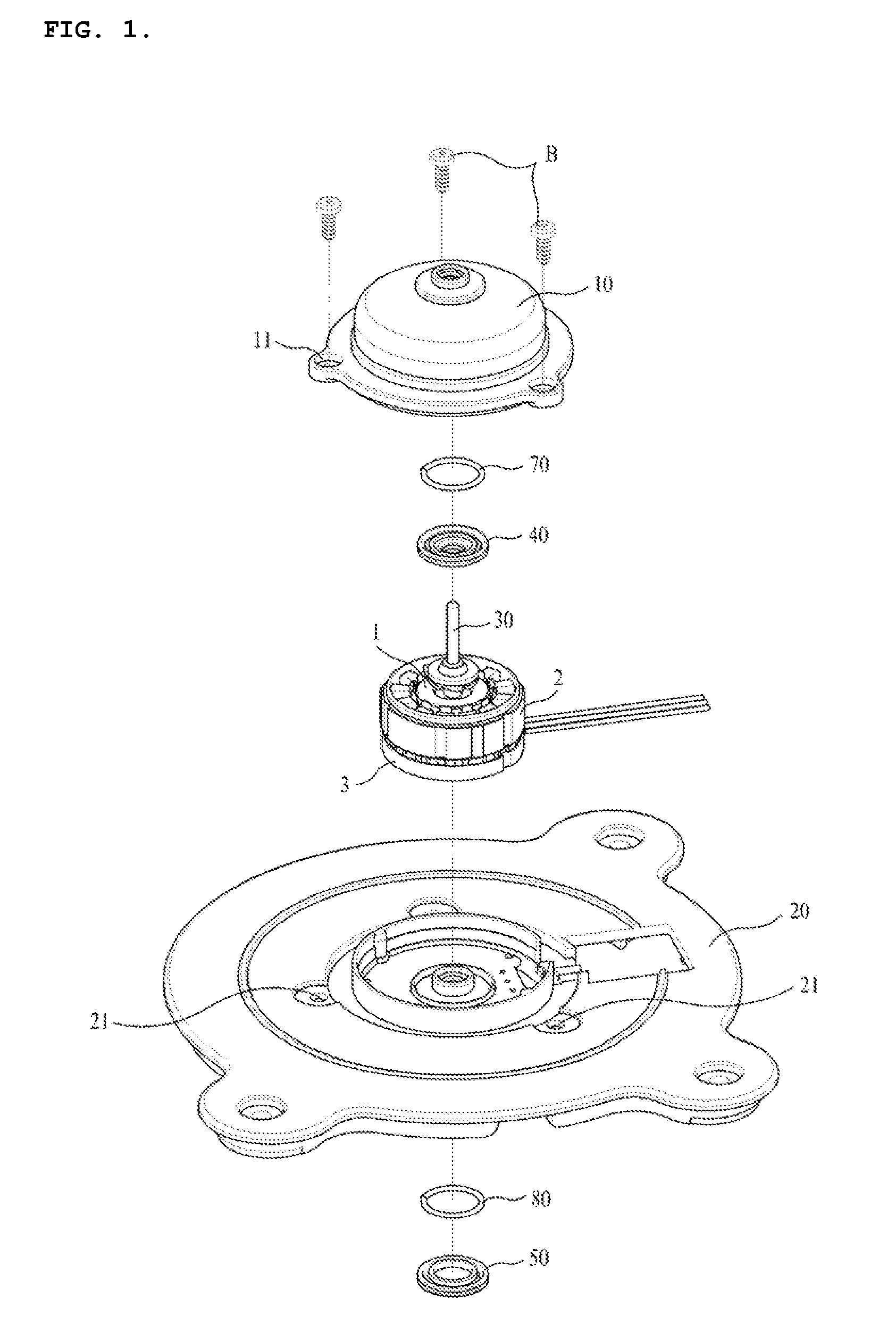 Bearing seal for fan motor