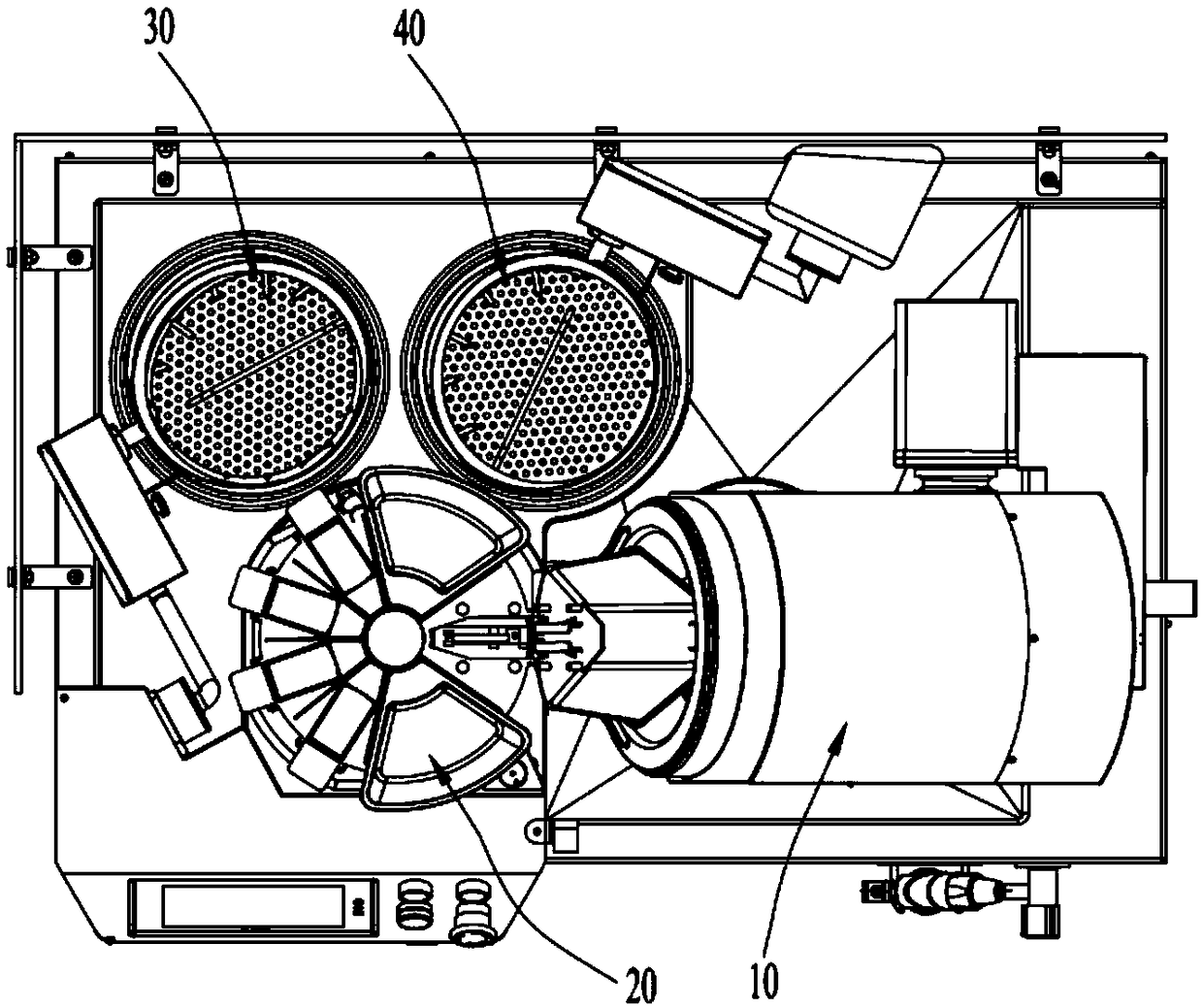 Blanching method, blanching system and cooking device including the same