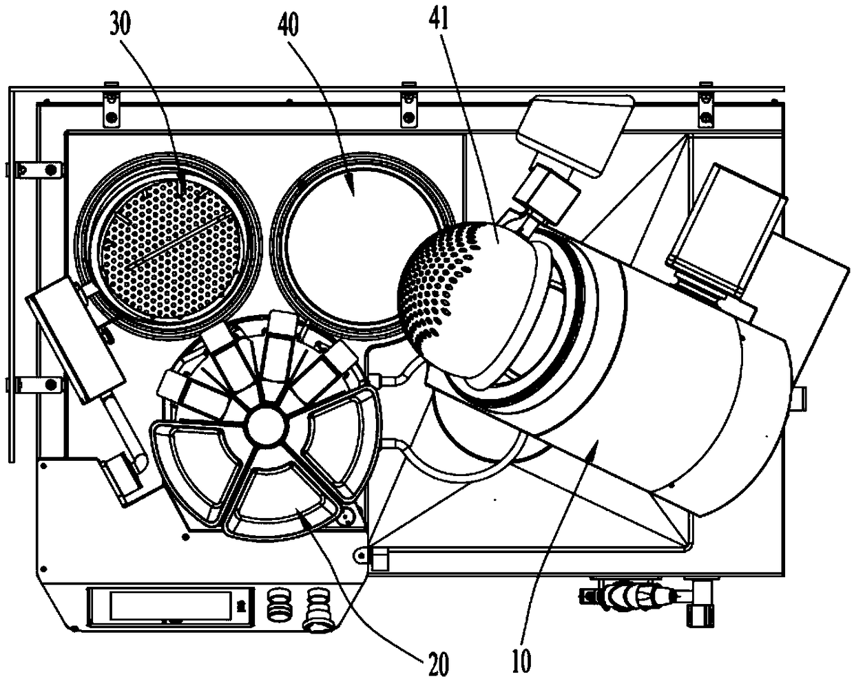 Blanching method, blanching system and cooking device including the same