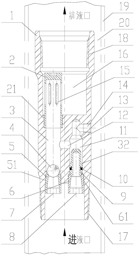 Multifunctional well washing valve for oil field electric submersible pump production oil well