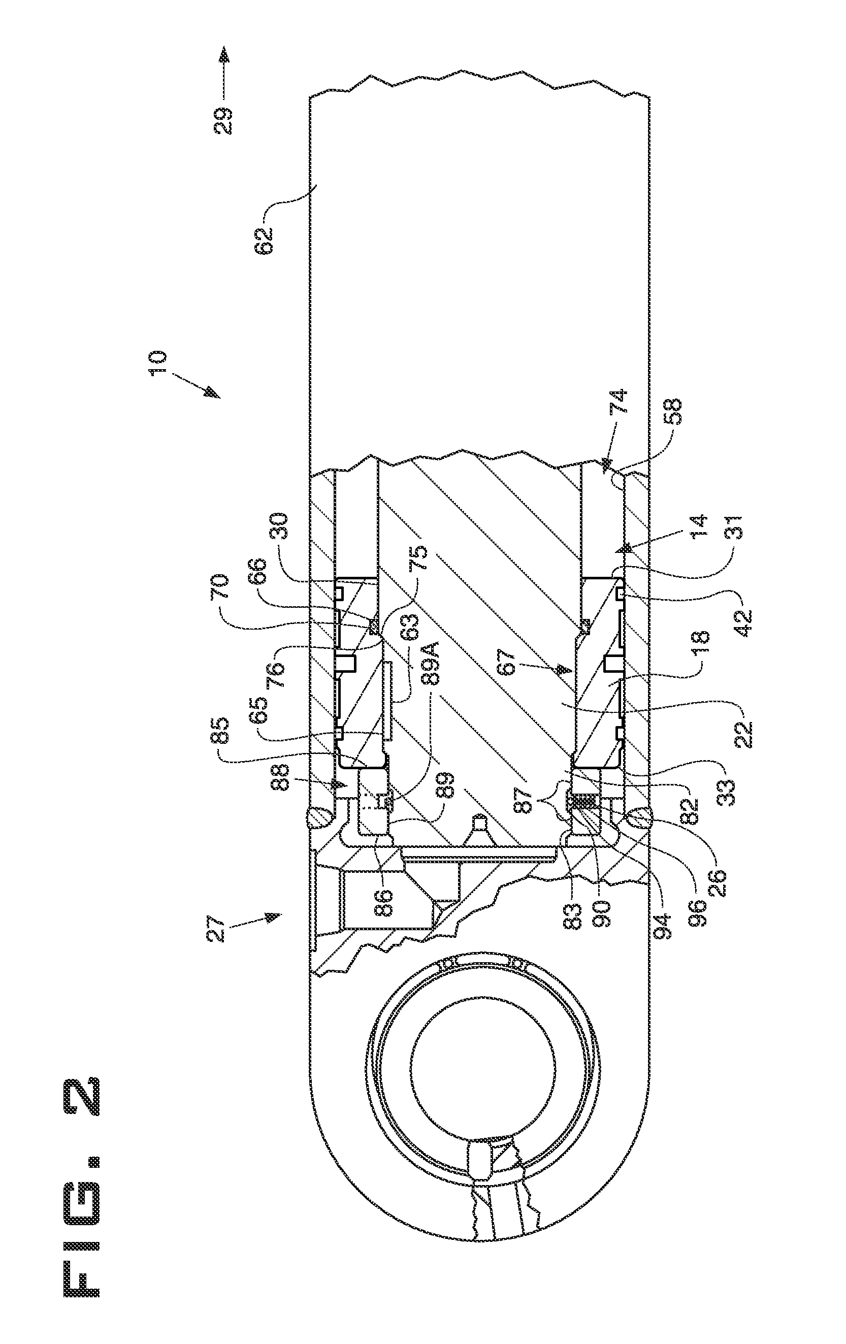 Piston retention apparatus and method