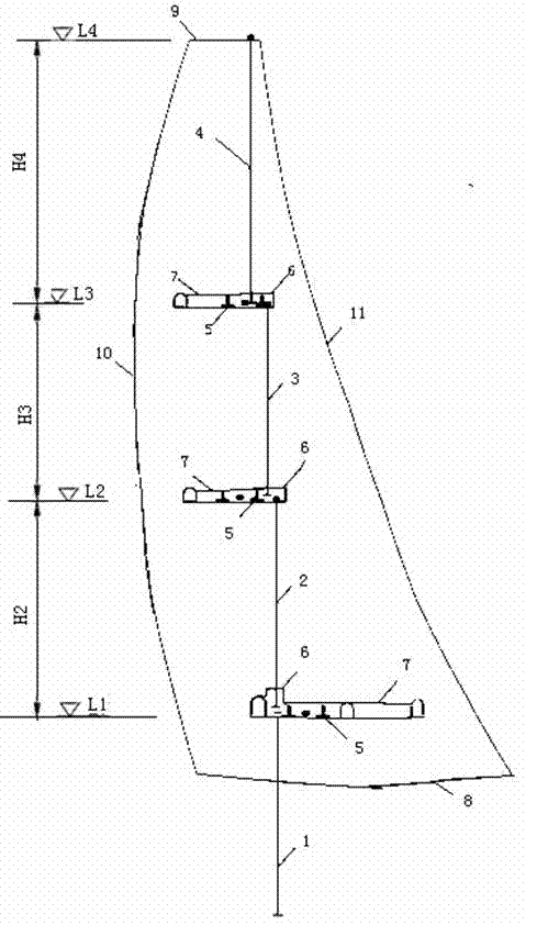 Arch dam complete-deformation monitoring method