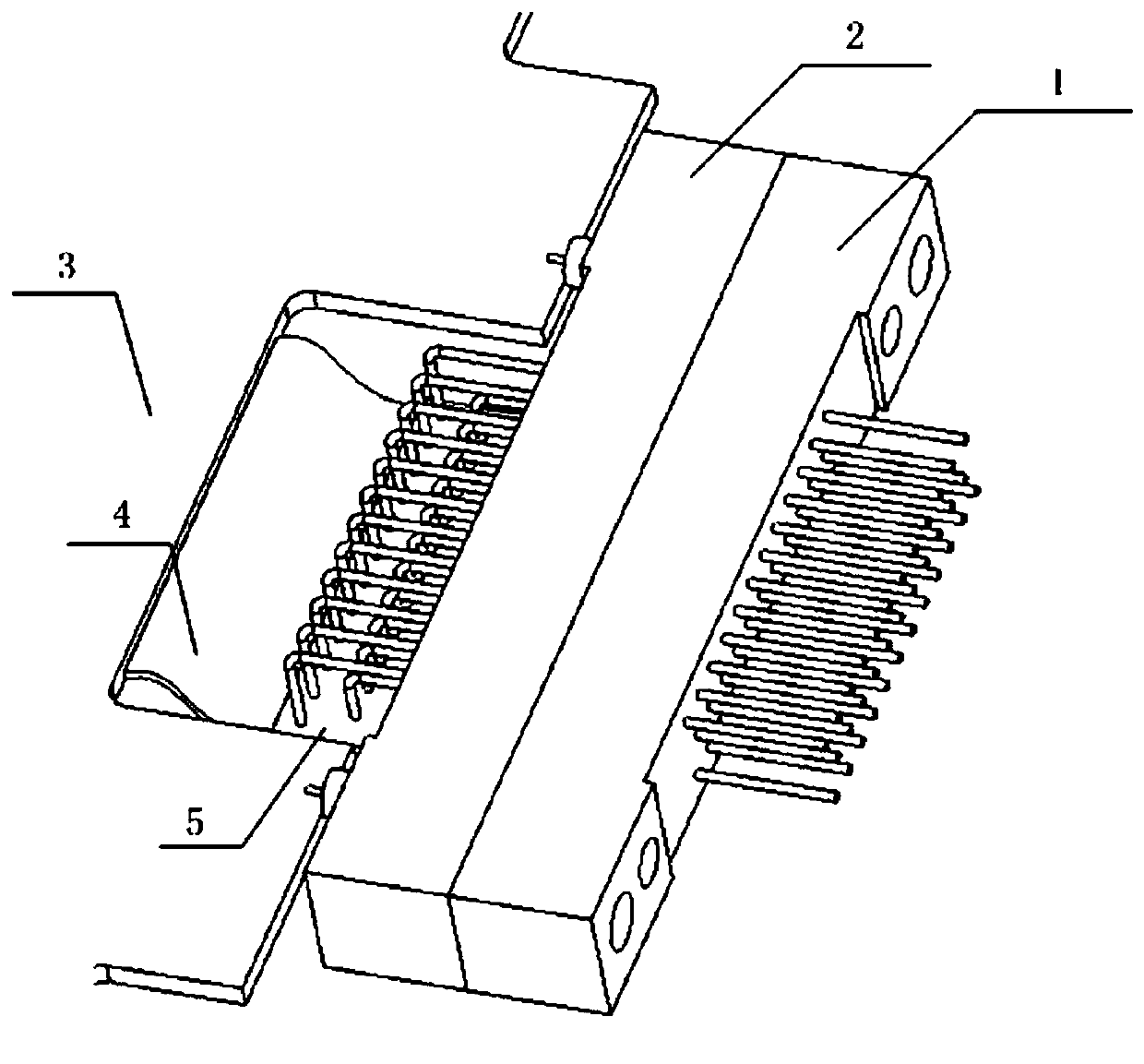 A flexible connection circuit interface and a highly reliable flexible circuit connection device