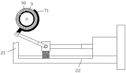 An air conditioner condensate discharge device with sliding groove