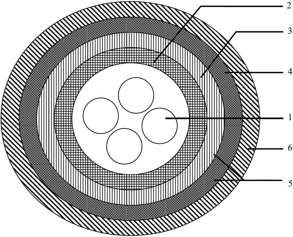 A high dielectric constant high temperature resistant wire and its preparation method