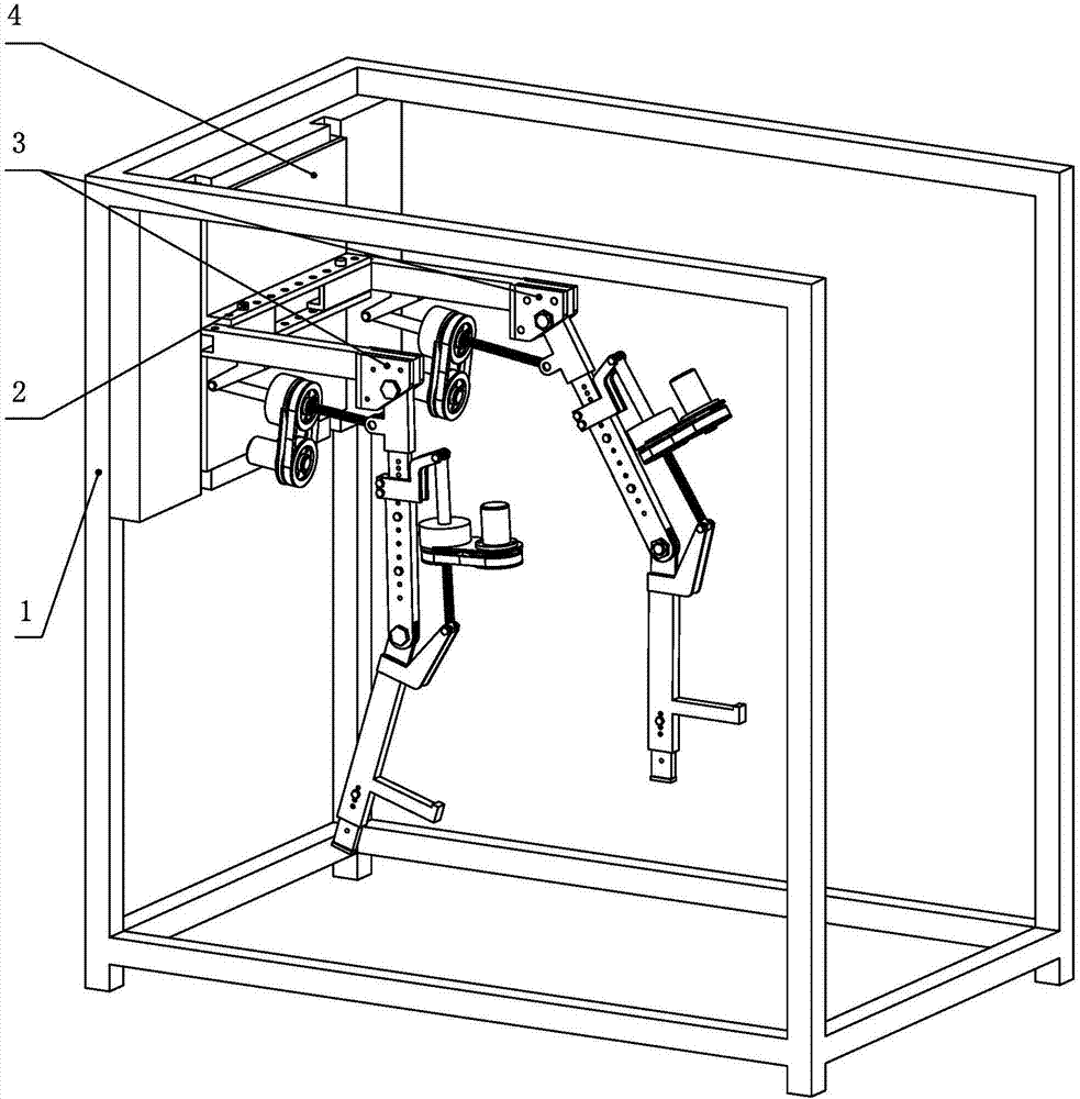 Household-type rehabilitation training robot for lower extremity exoskeleton