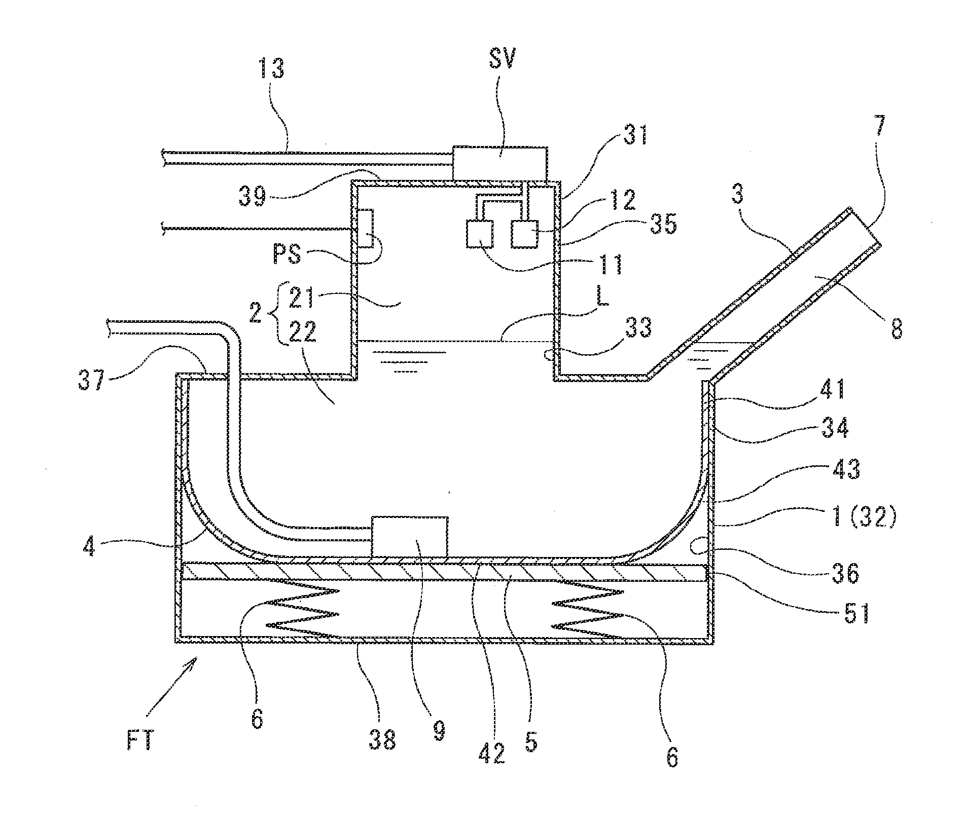 Fuel storage device