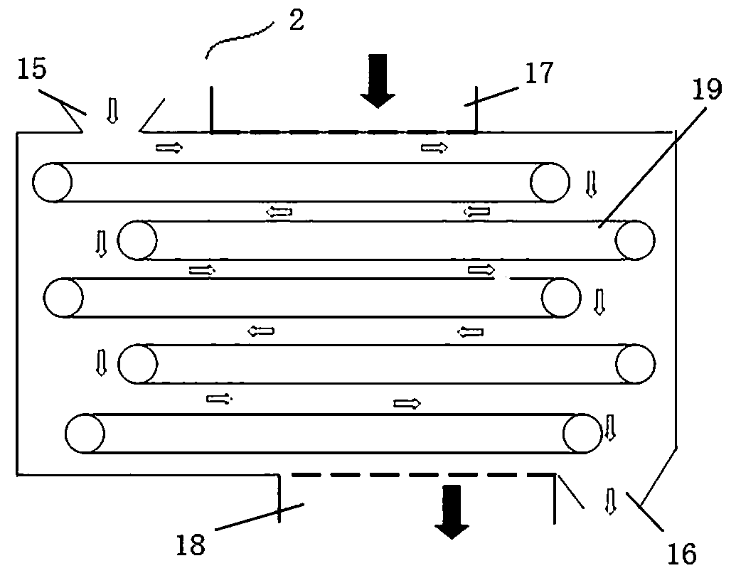 Material drying unit