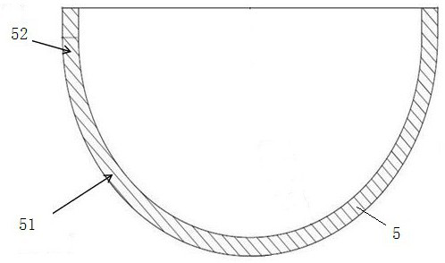 Forming method for pultrusion machining of hemispherical parts