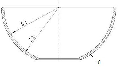 Forming method for pultrusion machining of hemispherical parts