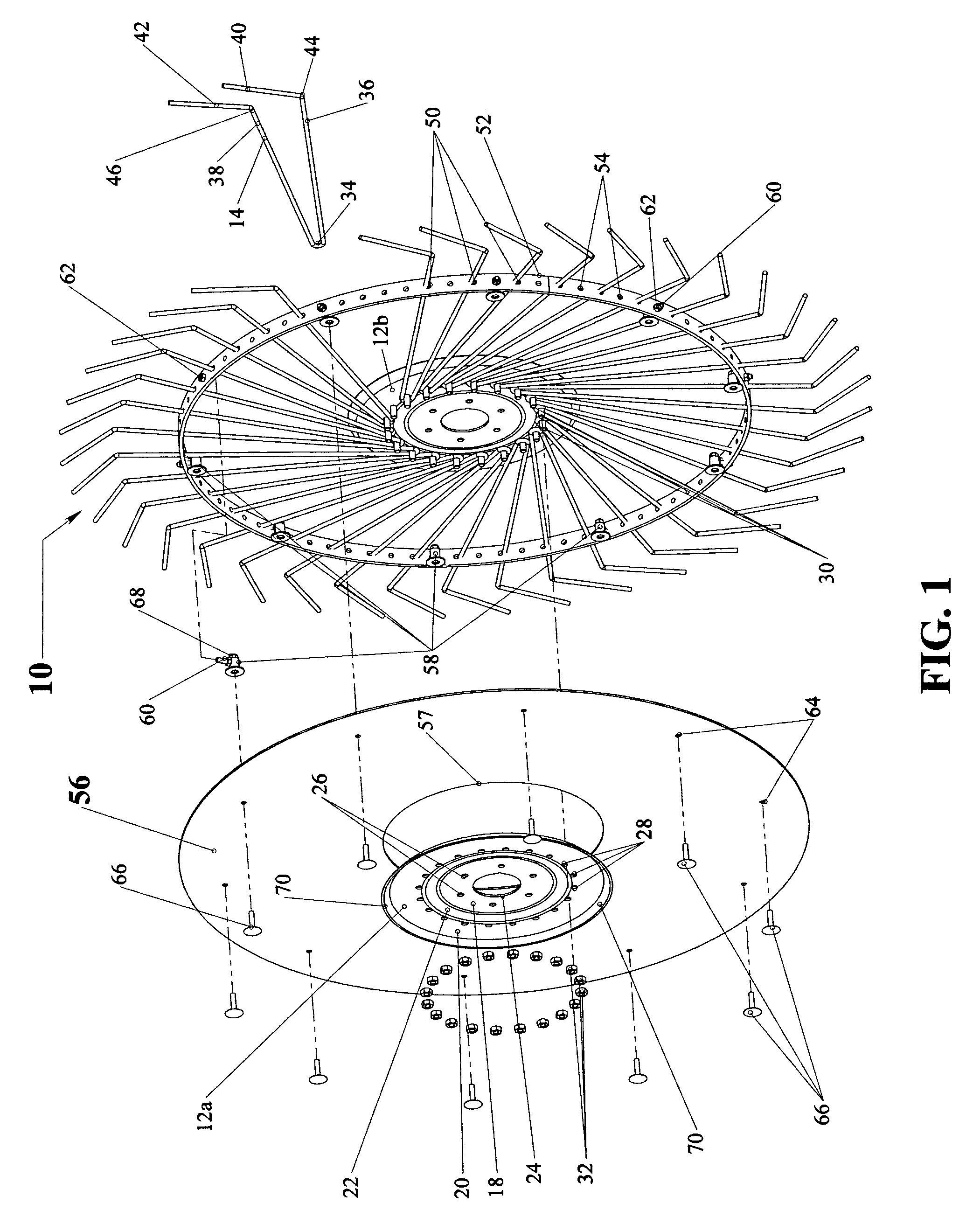 Rake wheel