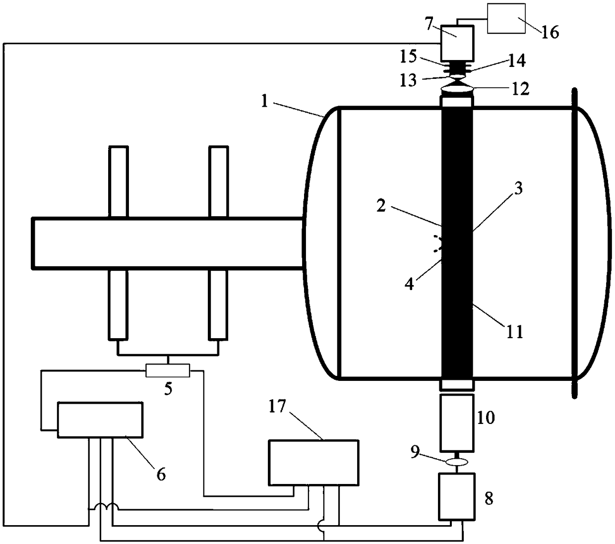 System and method for measuring hyper-velocity impact debris cloud three-dimensional structure