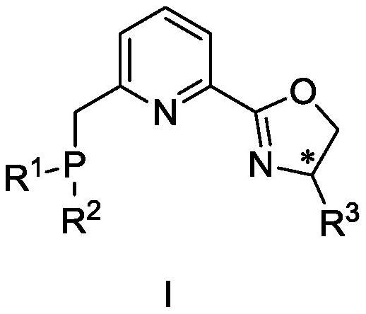 Phosphine pyridine oxazoline compound, metal complex, and preparation method and application thereof