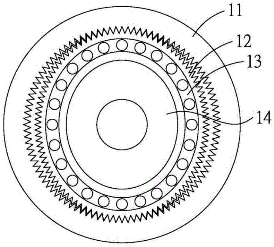 Harmonic type reducing mechanism