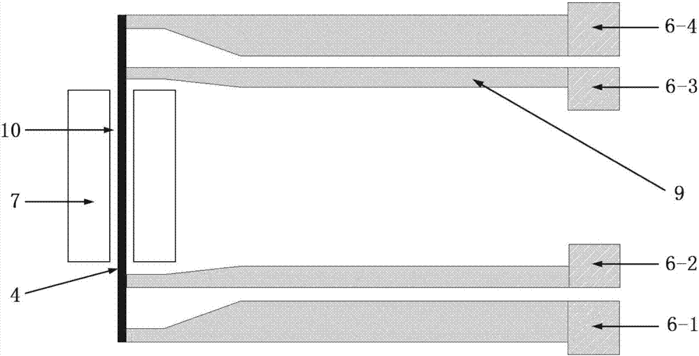 Support-beam-type MEMS (micro electromechanical systems) fluid thermal conductivity and thermal diffusion coefficient sensor and preparation and testing methods thereof