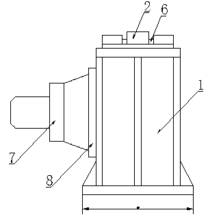 Heavy rotary supporting roller frame