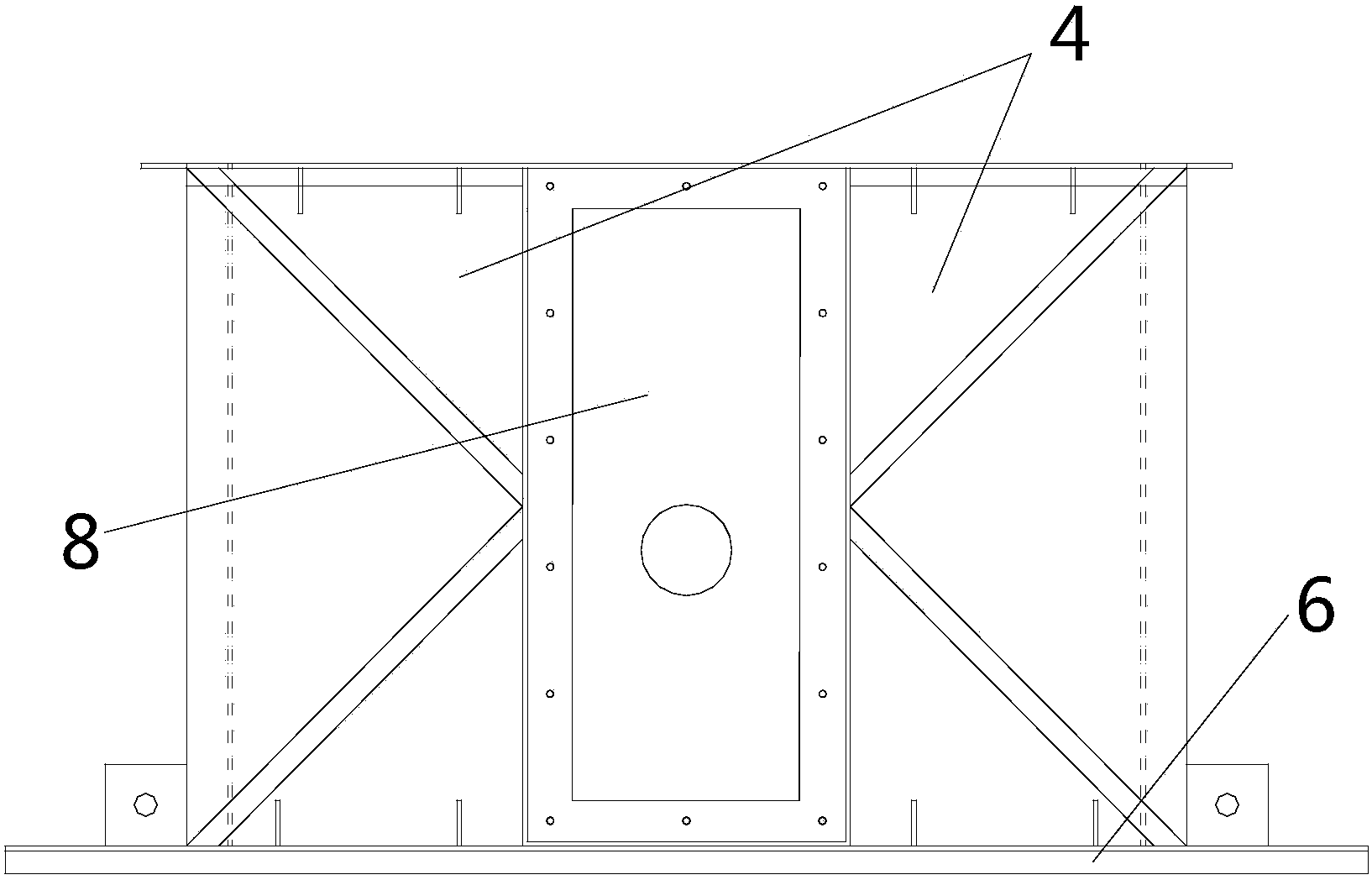 Shake table test real-time loading device for simulating different burial depths of rock tunnel