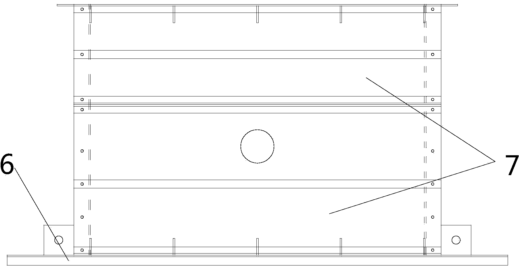 Shake table test real-time loading device for simulating different burial depths of rock tunnel