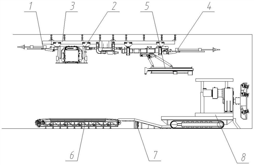 Air-ground integrated roadway rapid tunneling system and using method thereof