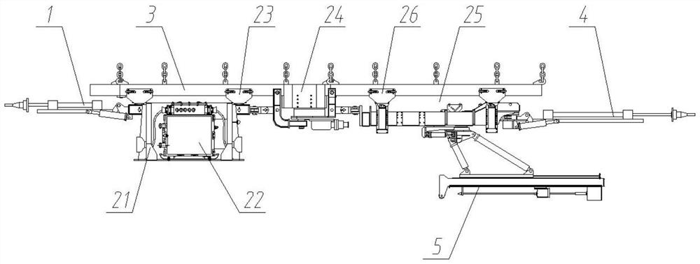 Air-ground integrated roadway rapid tunneling system and using method thereof