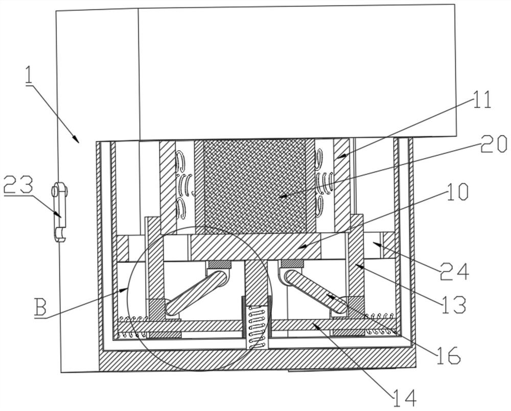 Packaging box for packaging electronic components