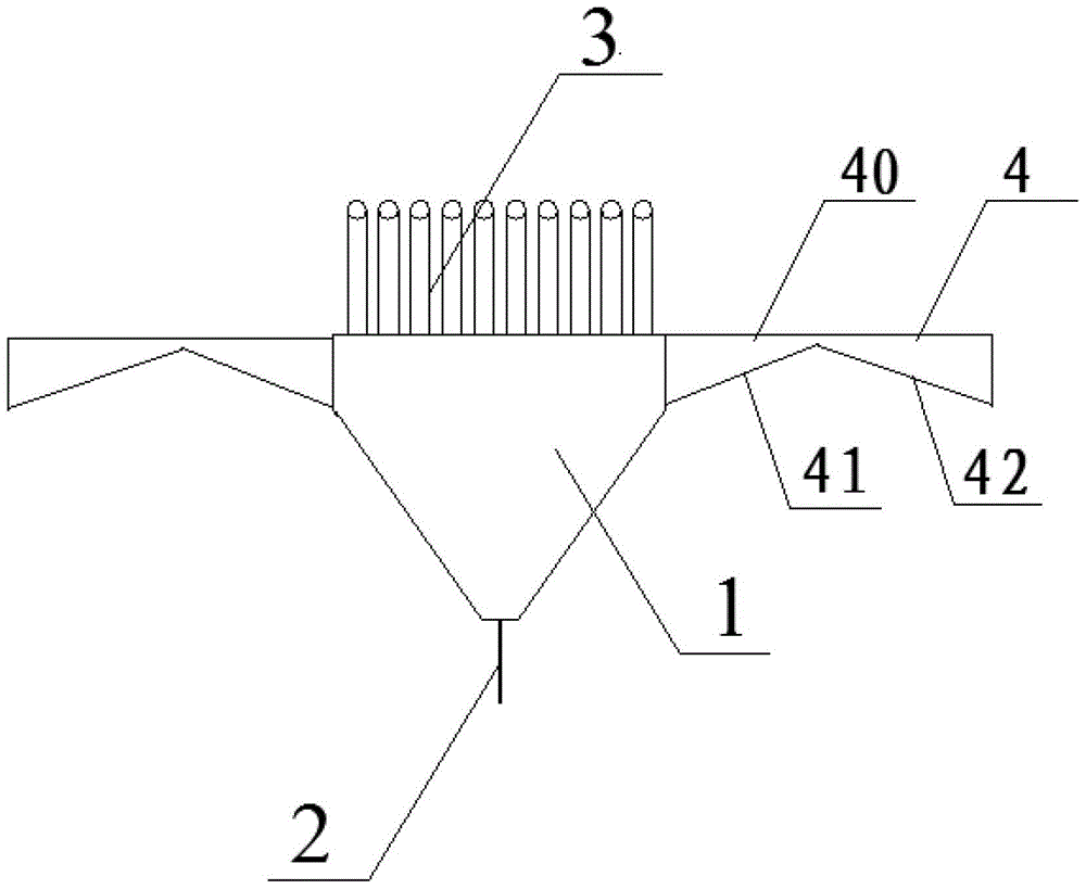 Exhaust gas powder feeding device and exhaust gas powder feeding system for coal-fired power plants