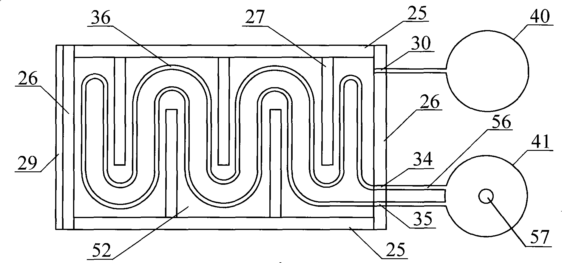 Frozen soil mechanics model test device