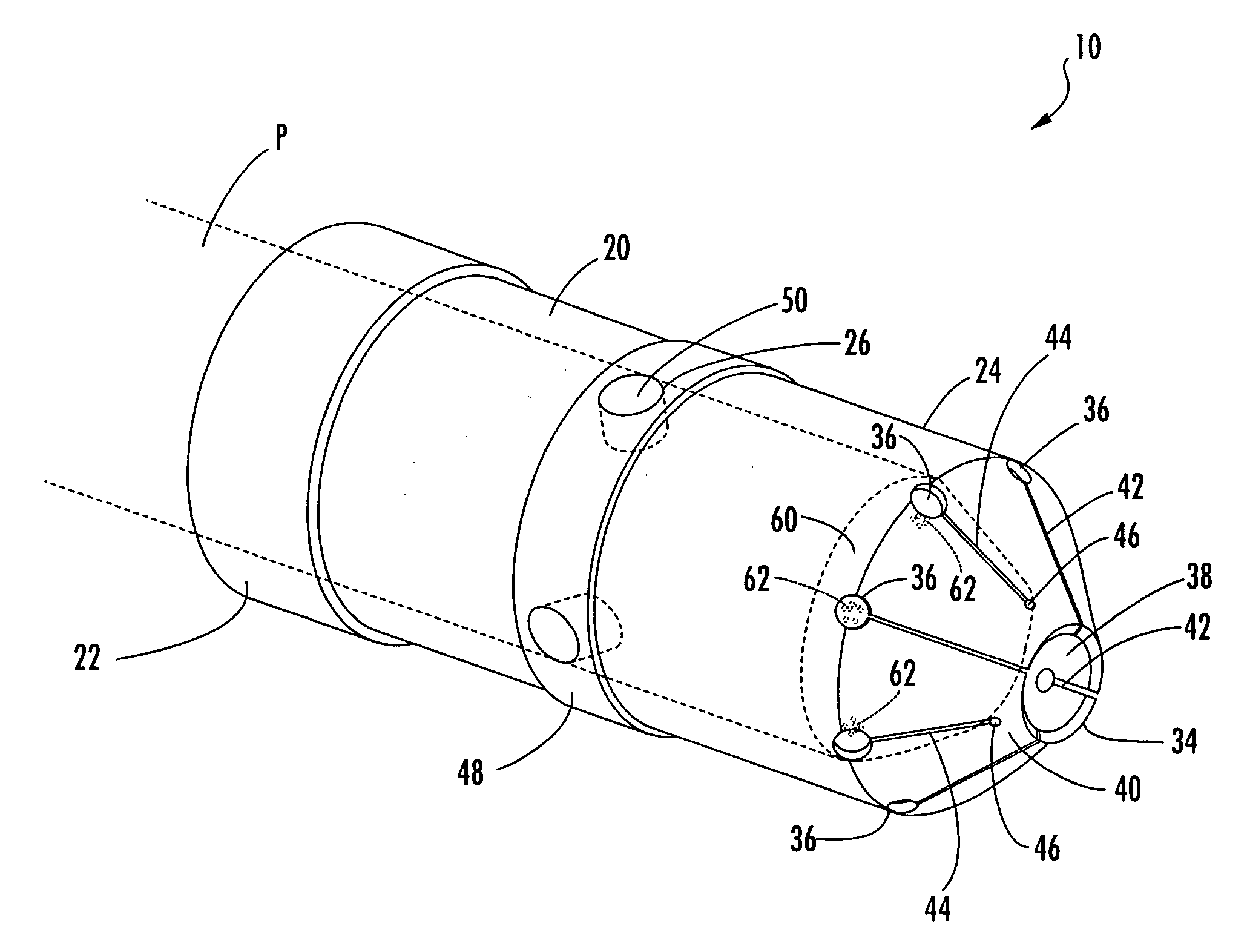 Pilot nozzle heat shield having connected tangs