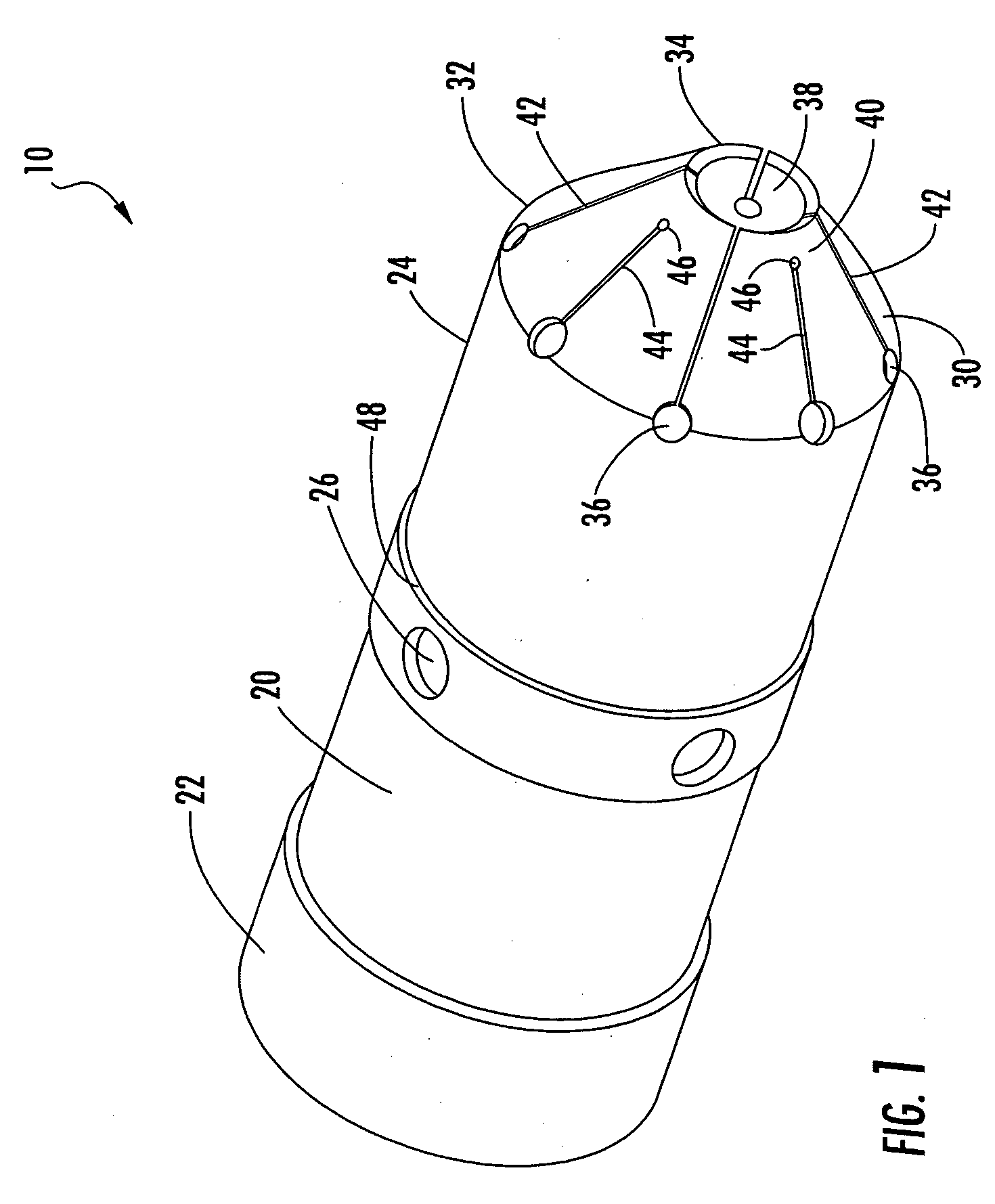 Pilot nozzle heat shield having connected tangs