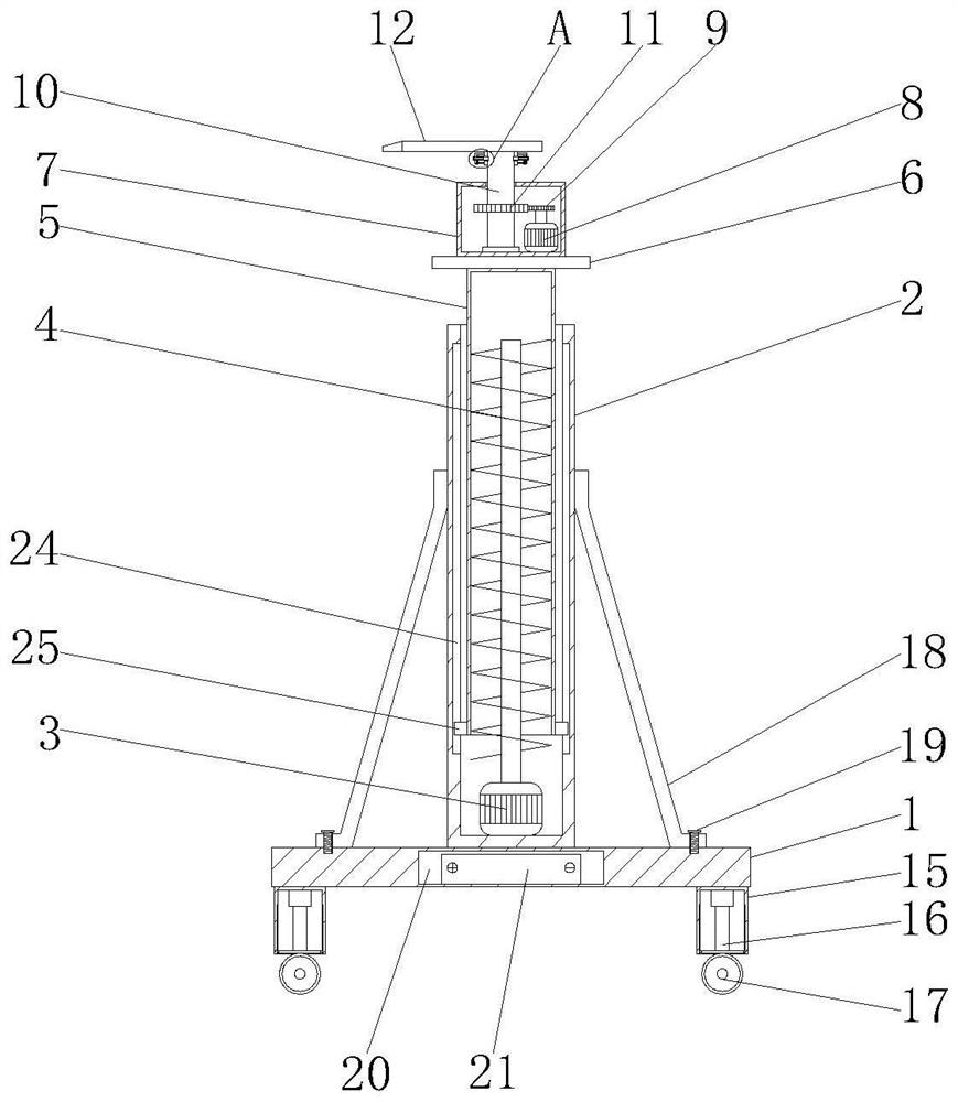 Tomato picking robot capable of self-adapting to different heights