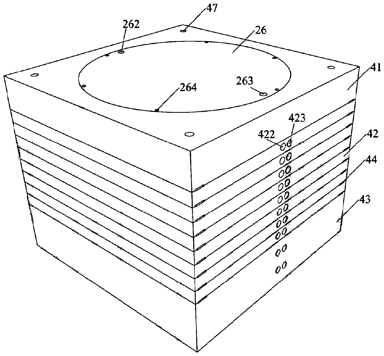 Multifunctional frozen soil circulation single shear test device and test method