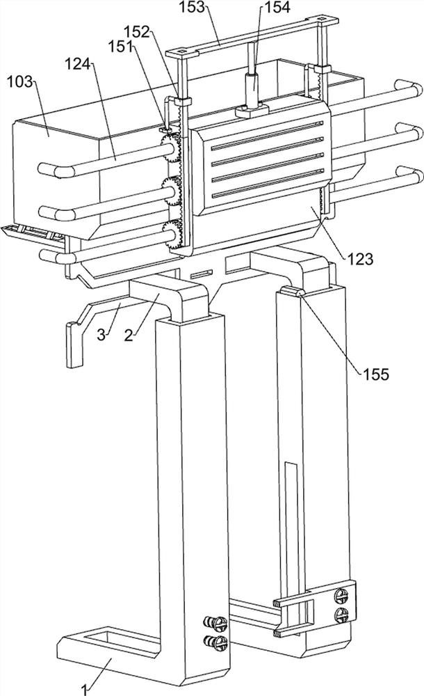 Medical postoperative back wound nursing device