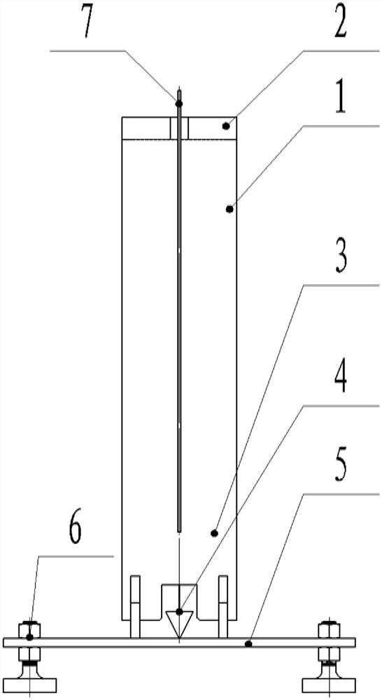 High-strength steel cord verticality detection device