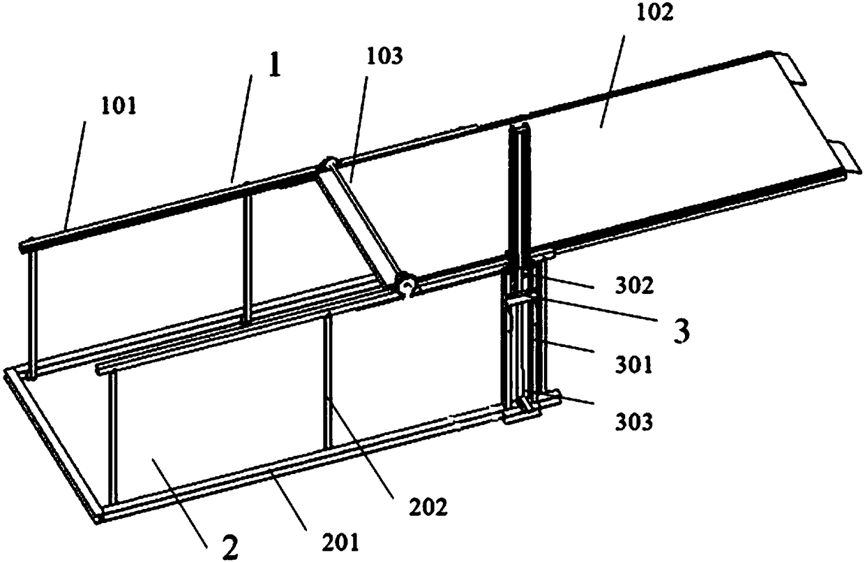 Collision-avoidance-free power-free jacking-type longitudinally-arranged and transversely-entered double-layer garage