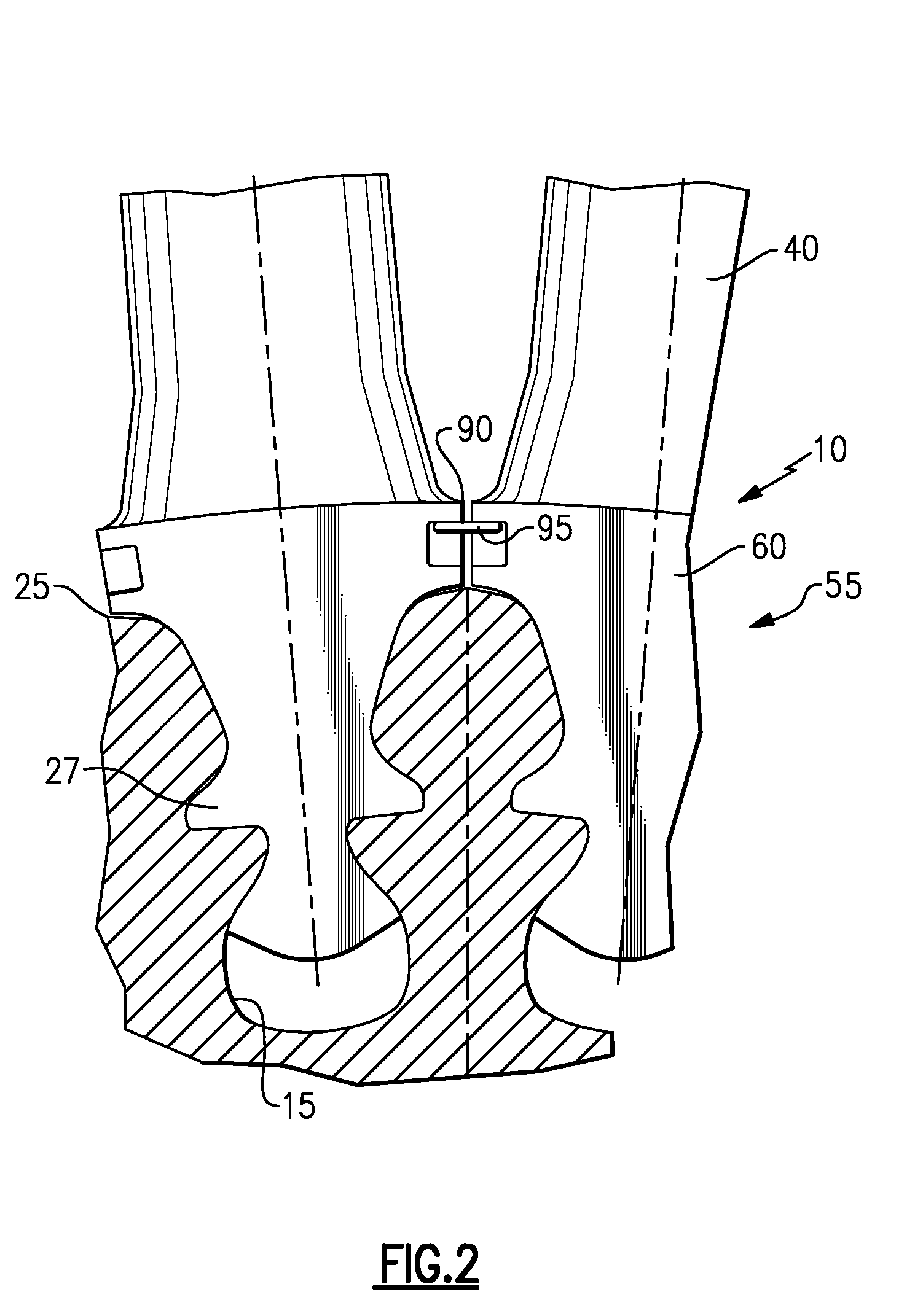 Turbine airfoil with platform cooling