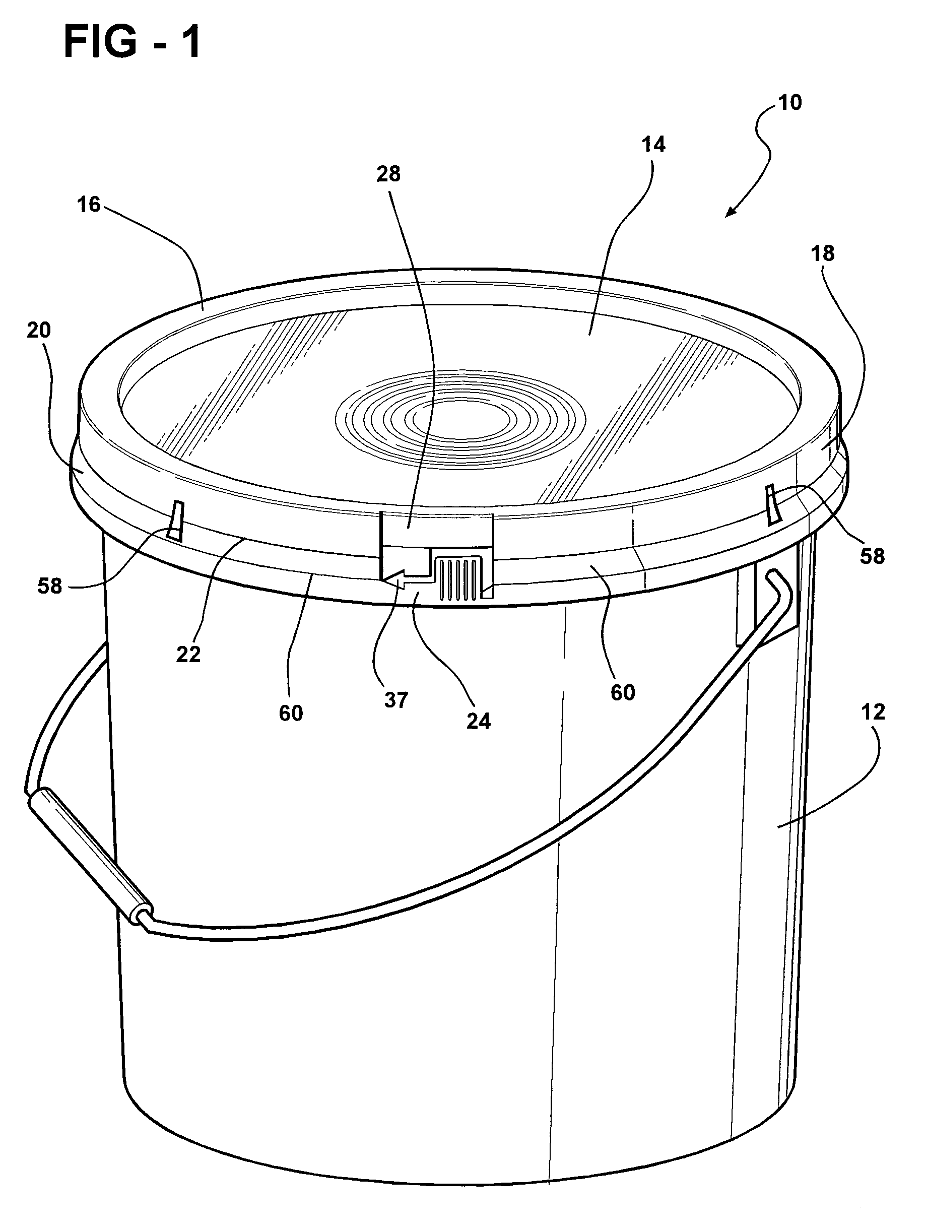 Closure with tear strip