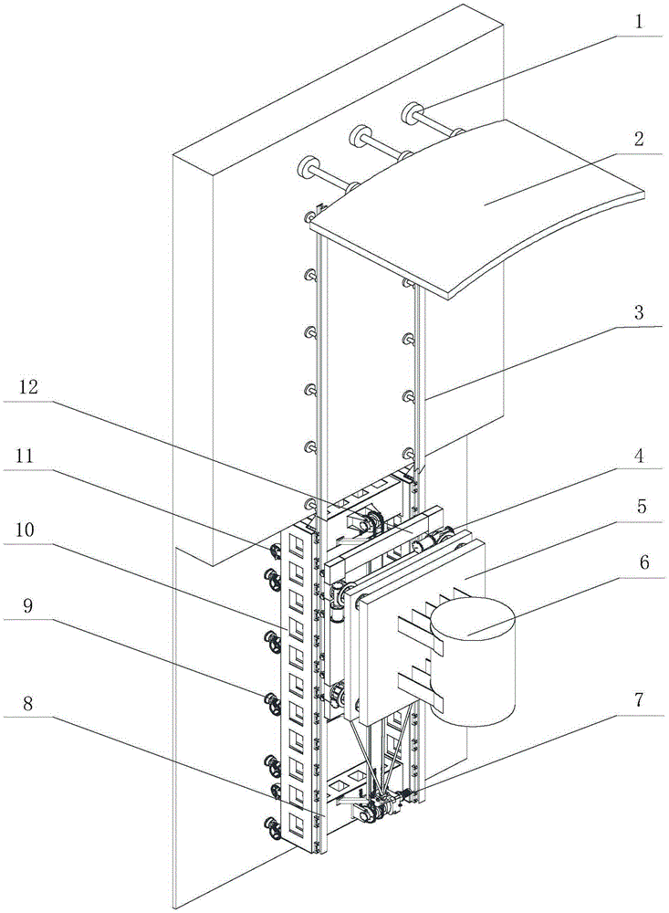 Movement and pose adjusting platform for large member