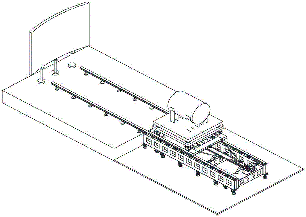 Movement and pose adjusting platform for large member