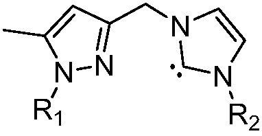 A pyrazole-functionalized nitrogen-heterocyclic carbene ruthenium compound with anticancer activity and its preparation method and application