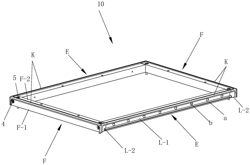 Positive-pressure explosion-proof box three-dimensional frame