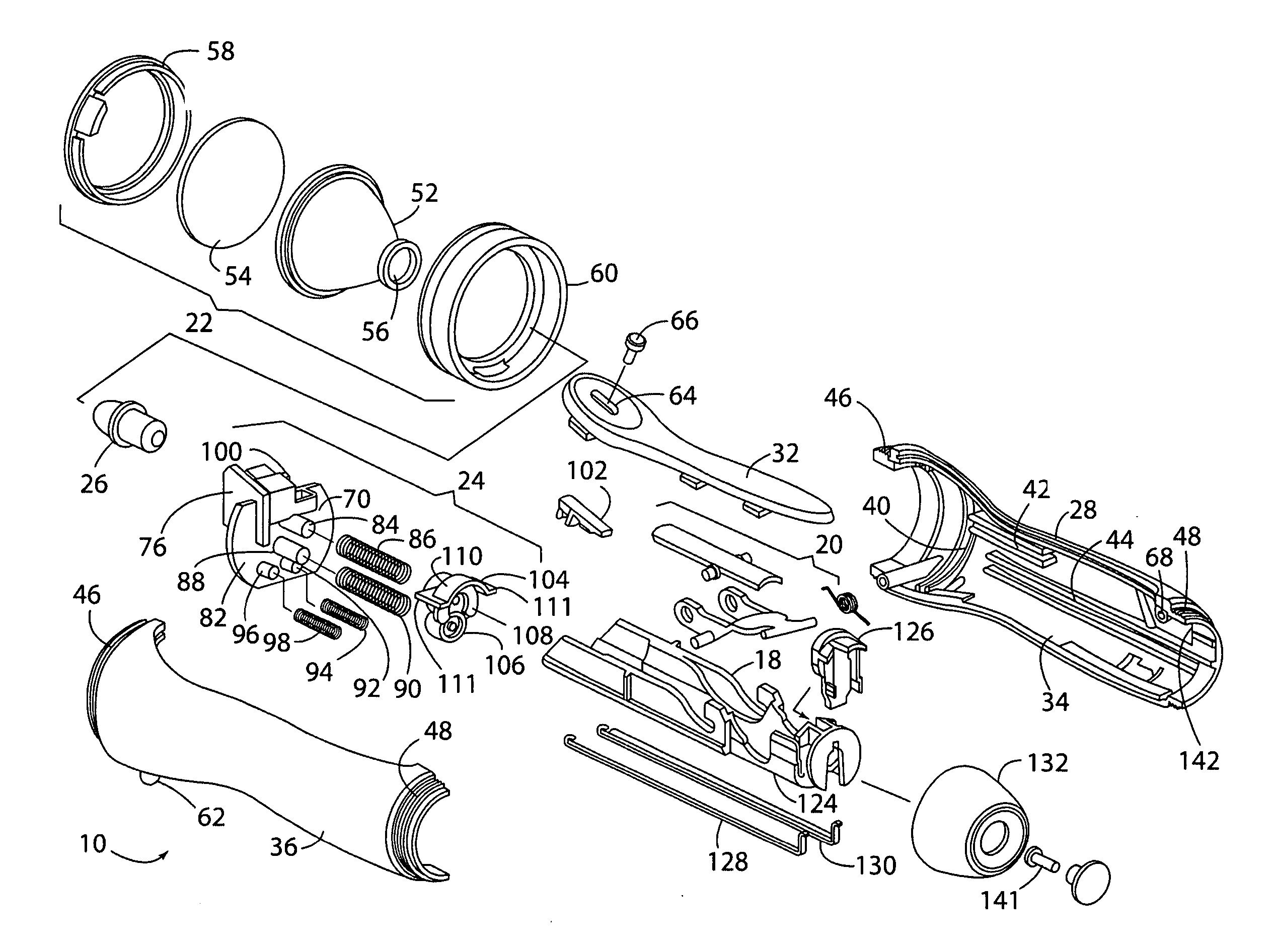 Battery controlled device that can operate with alternative size batteries