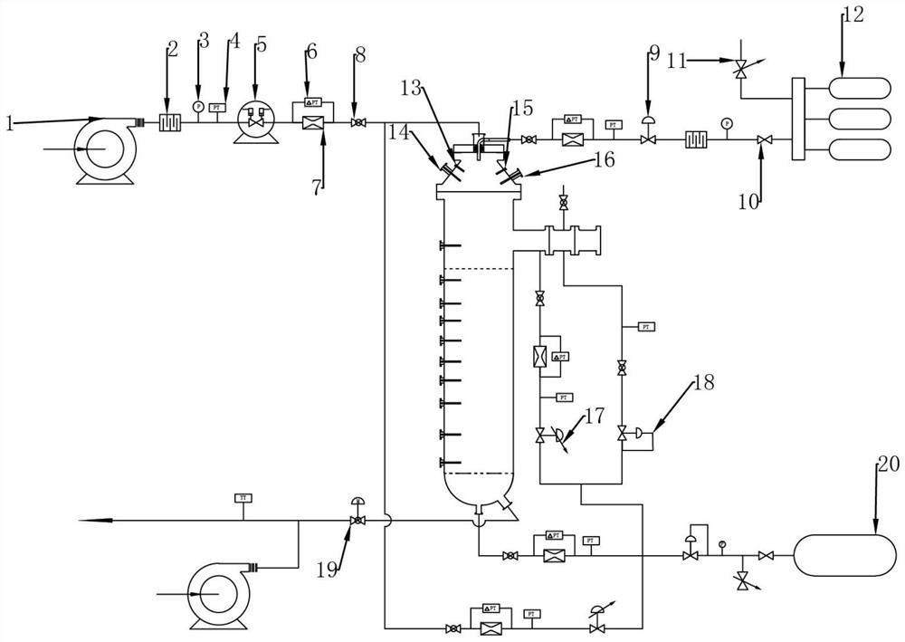 A test system for heat storage and heating of hollow bricks