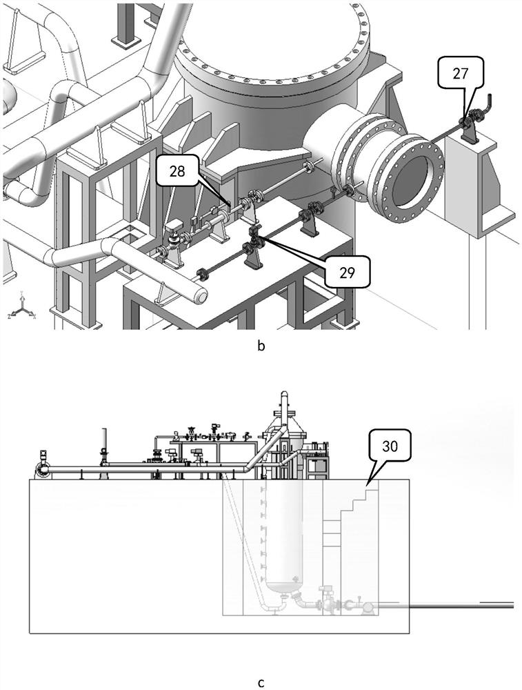 A test system for heat storage and heating of hollow bricks